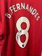 Bruno Fernandes Hand Signed Adidas Manchester United 21/22 Shirt With COA