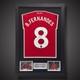 Bruno Fernandes Hand Signed And Framed Manchester United Shirt With COA &pound;349