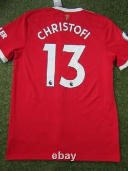 Bruno Fernandes Hand Signed Manchester United Home Football Shirt Autograph