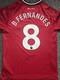 Bruno Fernandes Hand Signed Manchester United Shirt 25/26