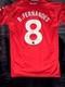 Bruno Fernandes Hand Signed Manchester United Shirt 25/26 With Proof