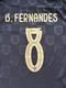 Bruno Fernandes Manchester United Hand Signed Portugal Shirt On the Number