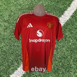 Bruno Fernandes Signed Manchester United 2024-25 Home Football Shirt COA