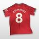 Bruno Fernandes Signed Manchester United 2025/26 Home Shirt Size L Photo COA