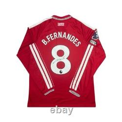 Bruno Fernandes Signed Manchester United 2026/27 Home Shirt #8 Long Sleeve + COA