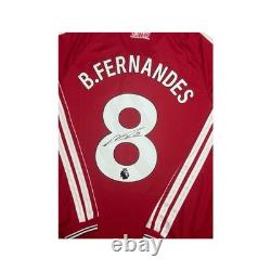 Bruno Fernandes Signed Manchester United 2026/27 Home Shirt #8 Long Sleeve + COA
