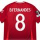 Bruno Fernandes Signed Manchester United 24/25 Home Shirt Size M BNWT Europe COA
