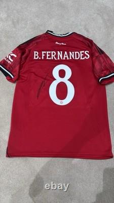 Bruno Fernandes Signed Manchester United 25/26 Shirt EXACT VIDEO PROOF