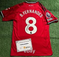 Bruno Fernandes Signed Manchester United 25/26 Shirt EXACT VIDEO PROOF & COA