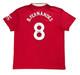 Bruno Fernandes Signed Manchester United Jersey BAS Beckett Witnessed