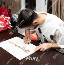 Bruno Fernandes Signed Manchester United Shirt 2020-2021 Autograph Jersey