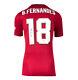 Bruno Fernandes Signed Manchester United Shirt 2020-2021, Number 18 MUFC