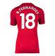Bruno Fernandes Signed Manchester United Shirt 2020-21, Number 18