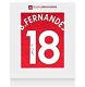 Bruno Fernandes Signed Manchester United Shirt 2020-21, Number 18 Gift Box