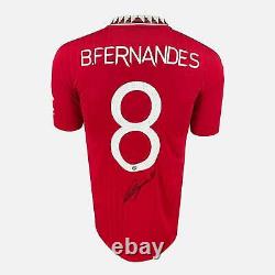 Bruno Fernandes Signed Manchester United Shirt 2022-23 Home 8