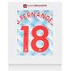 Bruno Fernandes Signed Manchester United Shirt Away, 2021-2022, Number 18 Gi