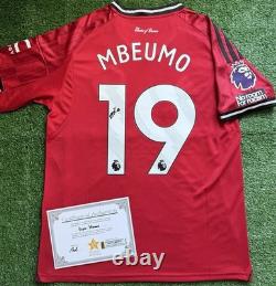 Bryan Mbeumo Signed Manchester United 25/26 Shirt with EXACT VIDEO PROOF & COA