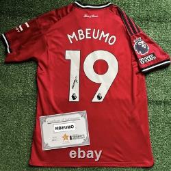 Bryan Mbeumo Signed Manchester United 25/26 Shirt with EXACT VIDEO PROOF & COA