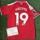 Bryan Mbeumo Signed Manchester United 26/27 Shirt with EXACT VIDEO PROOF & COA