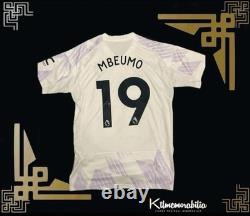 Bryan Mbeumo Signed Manchester United Away Shirt 25-26 Exact Proof & Coa