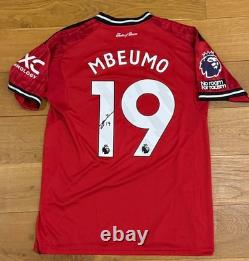 Bryan Mbuemo Hand Signed Manchester United 25/26 Home Shirt + COA