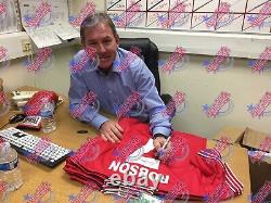 Bryan Robson Signed 1985 Manchester United Football Shirt Comes With Proof & Coa