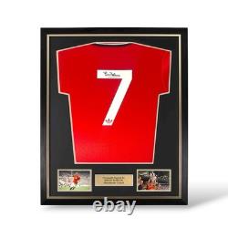Bryan Robson Signed Manchester United 1985 FA Cup Final Shirt- Deluxe Framed