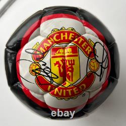 CERTIFIED MANCHESTER UNITED FOOTBALL. SIGNED BY 2005 2006 1st TEAM SQUAD