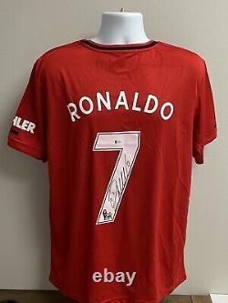 CHRISTIANO RONALDO Signed Autographed Auto Manchester United Jersey Beckett BAS
