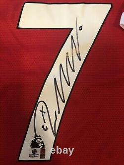 CHRISTIANO RONALDO Signed Manchester United 2021-22 Home Soccer Jersey With COA