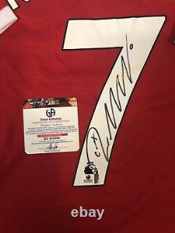 CHRISTIANO RONALDO Signed Manchester United 2021-22 Home Soccer Jersey With COA