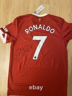 Camiseta Manchester United Cristiano Ronaldo firmada Jersey Signed trikot adidas