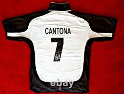 Cantona Official Man Utd Centenary Jersey Signed Rare Coa
