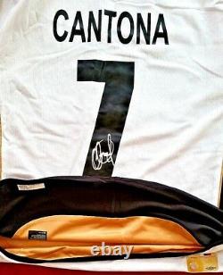 Cantona Official Man Utd Centenary Jersey Signed Rare Coa