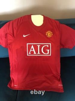Carlos Tevez Signed Man United Shirt