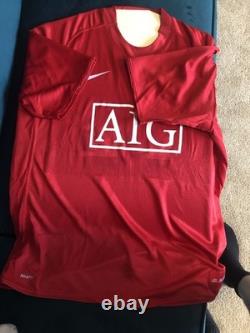 Carlos Tevez Signed Man United Shirt