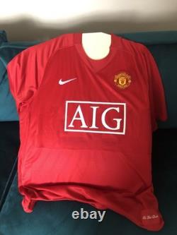 Carlos Tevez Signed Man United Shirt