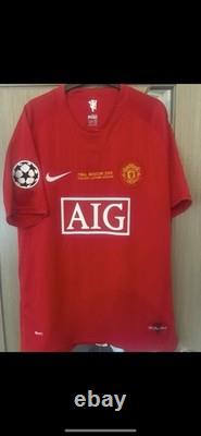 Carlos Tevez Signed Manchester United Shirt With COA And Photo Proof