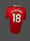 Casemiro Manchester United Official Signed 22/23 Football Shirt COA