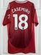 Casemiro Signed 24/25 Manchester United Football Shirt EXACT PROOF
