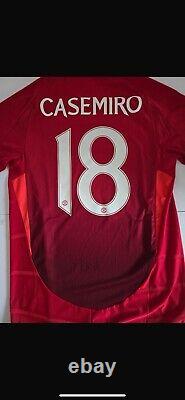 Casemiro Signed Manchester United Home Cup 24/25 Shirt With COA £89.99 BuyItNow