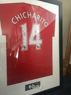 Chicharito Javier Hernandez Manchester United Signed 14 Shirt