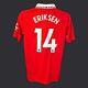 Christian Eriksen Signed 22/23 Manchester United Football Shirt COA