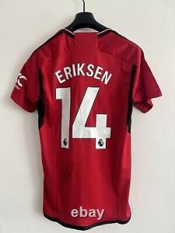 Christian Eriksen Signed Manchester United Shirt
