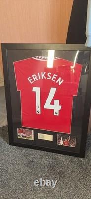 Christian Eriksen Signed Manchester United Shirt with COA Proof
