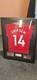 Christian Eriksen Signed Manchester United Shirt with COA Proof