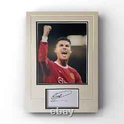 Christiano Ronaldo Manchester United Legend Signed Display