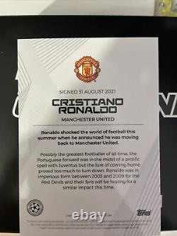 Cristiano Ronaldo /10 Topps Summer Signing 2021
