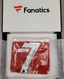 Cristiano Ronaldo Autograph Manchester United 2021 Red Jersey Fanatics Coa Auto