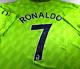Cristiano Ronaldo / Autographed Manchester United Pro Style Soccer Jersey / COA